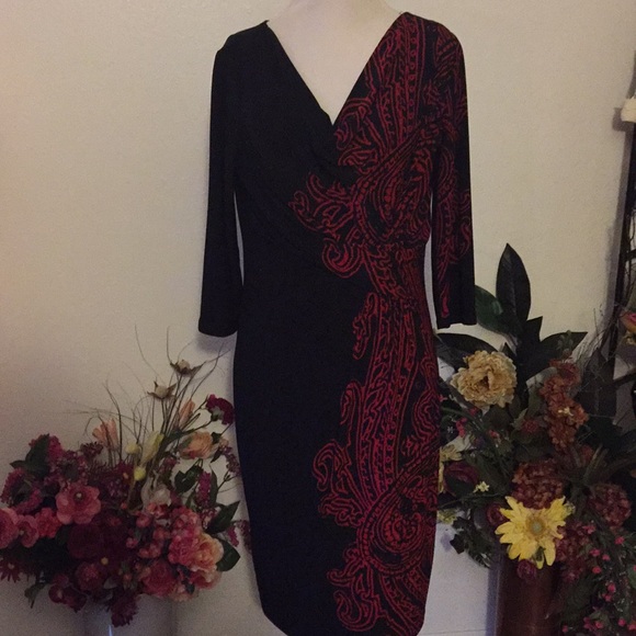 Jones New York Dresses & Skirts - SOLD! NWT Jones New York Red & Black Dress